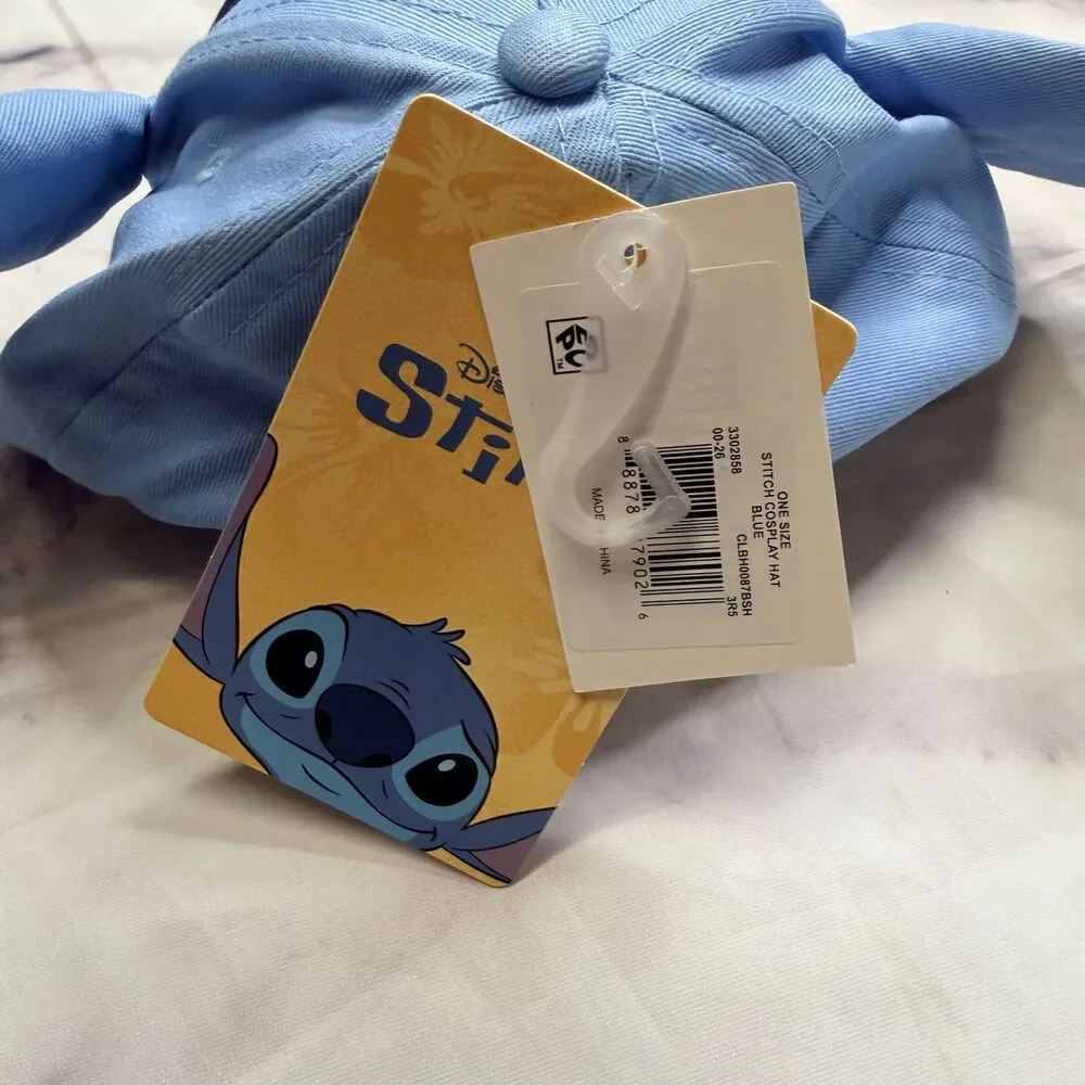 Stitch Girls Character Hat with 3D Ears, Blue